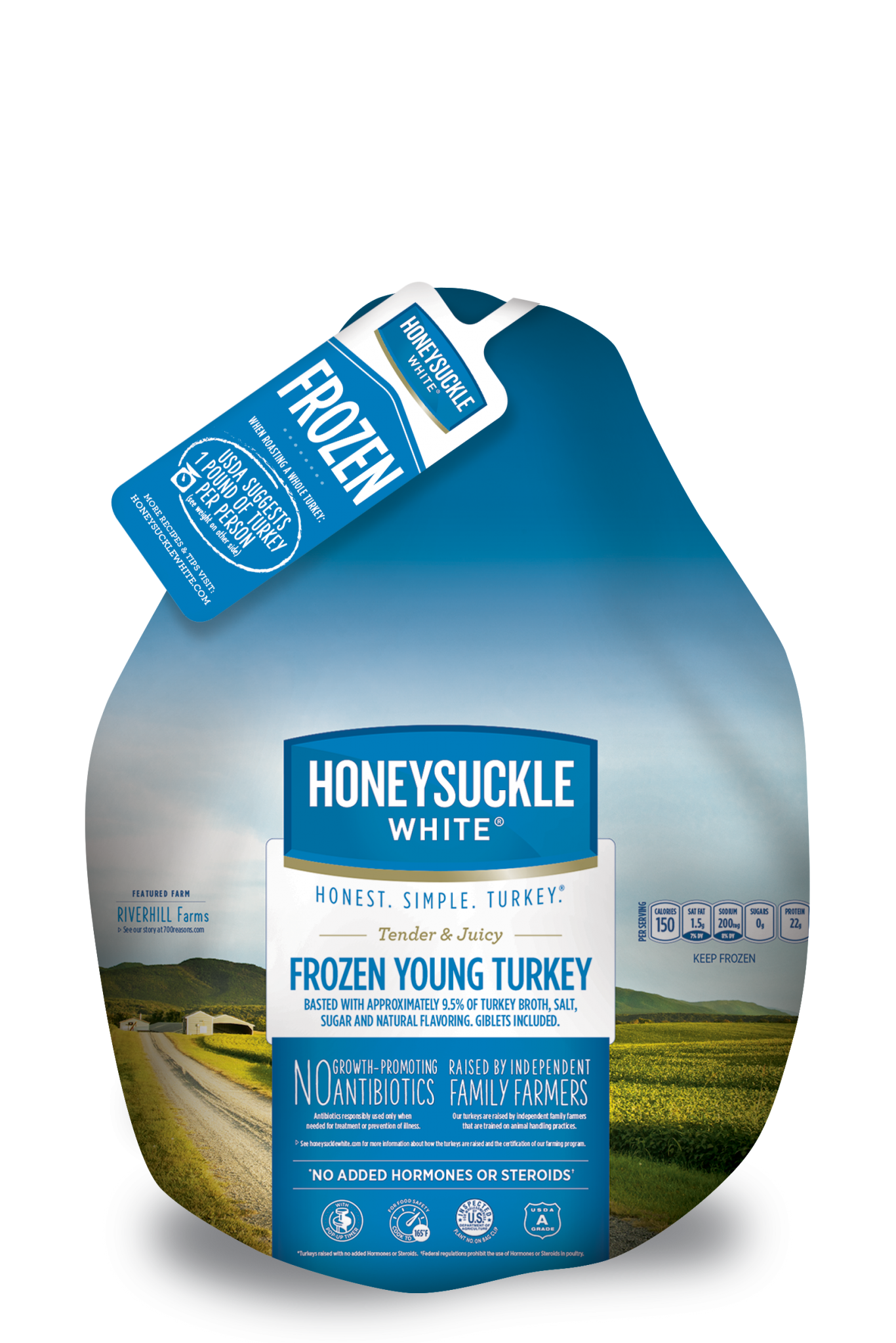 Frozen Young Turkey 10-14 lbs. - Find Where to Buy | Honeysuckle White