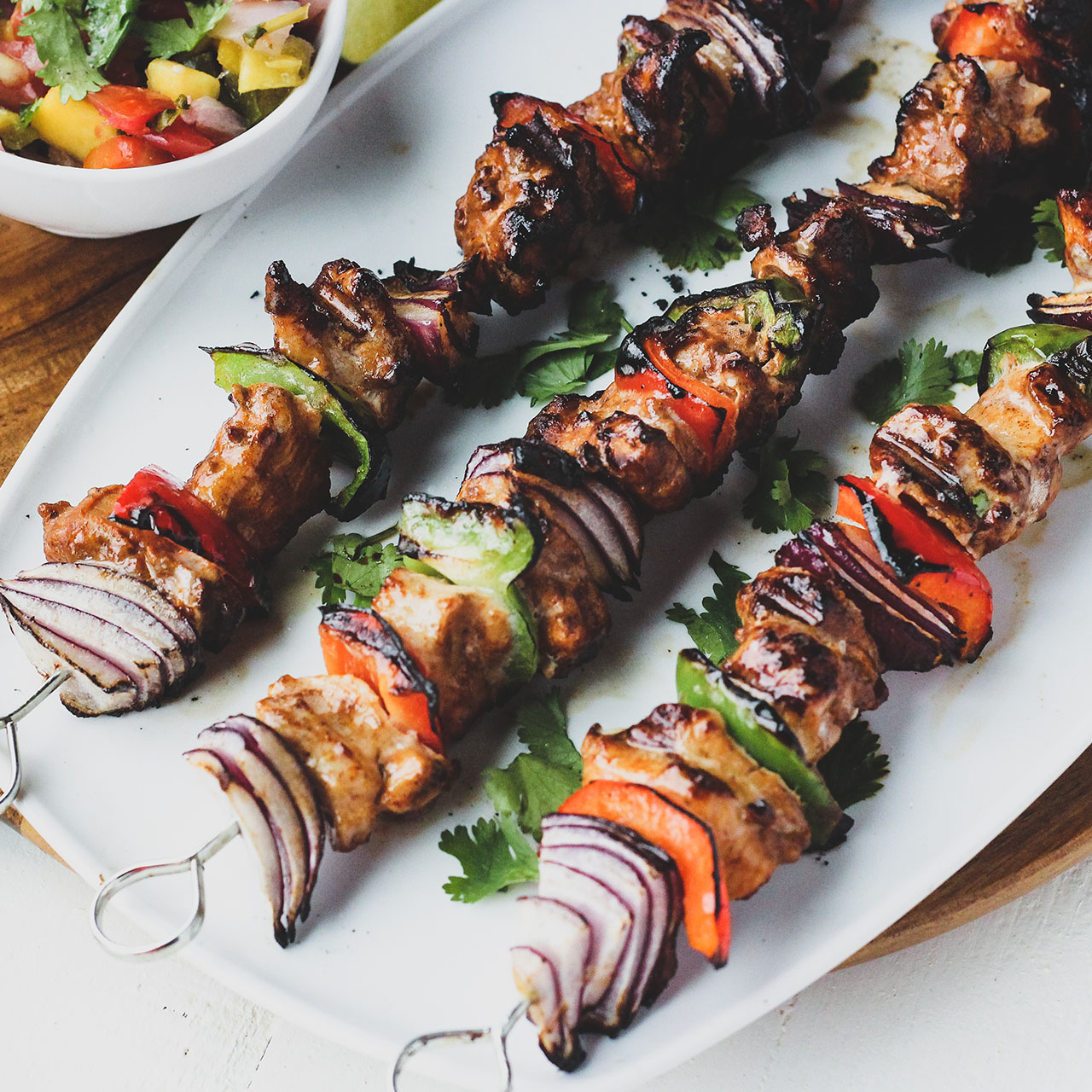 Turkey Fajita Kabobs Recipe Honeysuckle White