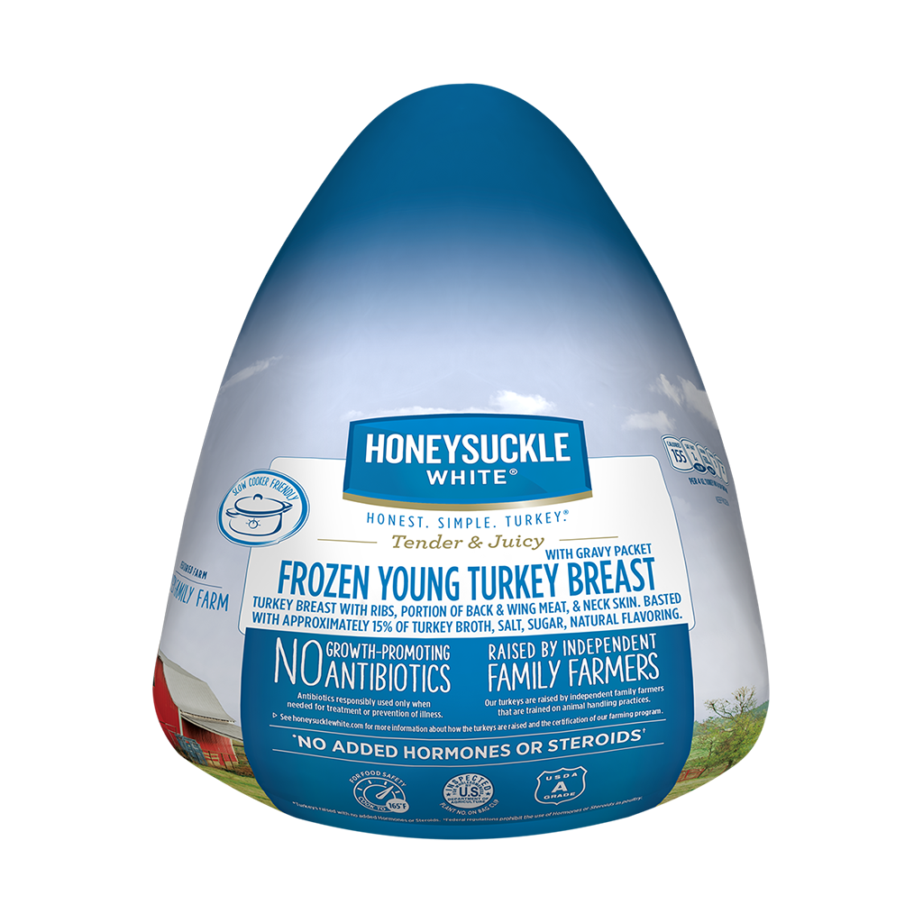 Frozen Bonein Turkey Breast Honeysuckle White