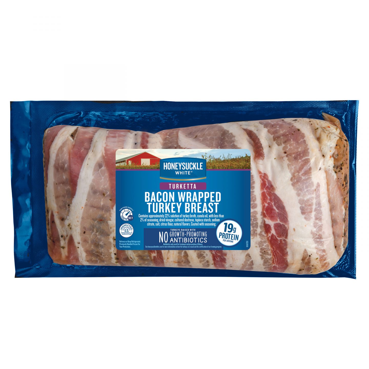 Bacon Wrapped Turkey Breast - Turketta | Honeysuckle White