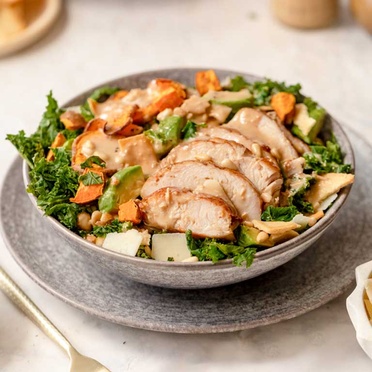 Turkey Kale and Farro Bowl Recipe