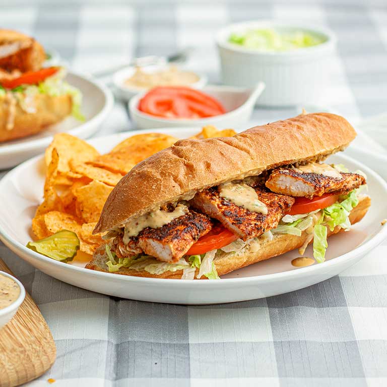 Turkey Poboy Sandwich